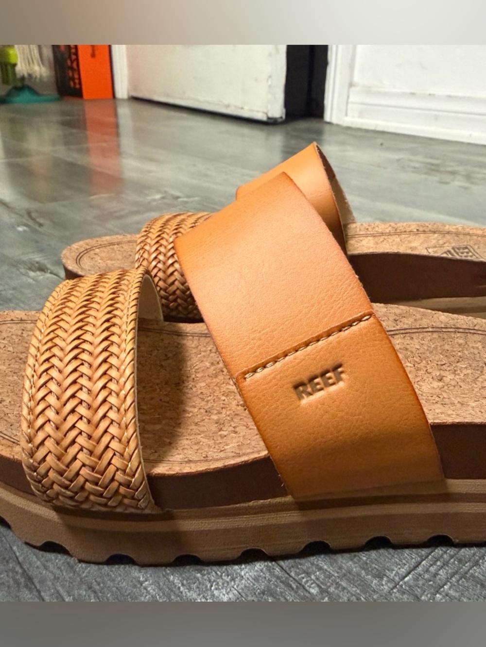 Reef Cushion Vista Hi Wedge Sandal Size 7 - Picture 11 of 12
